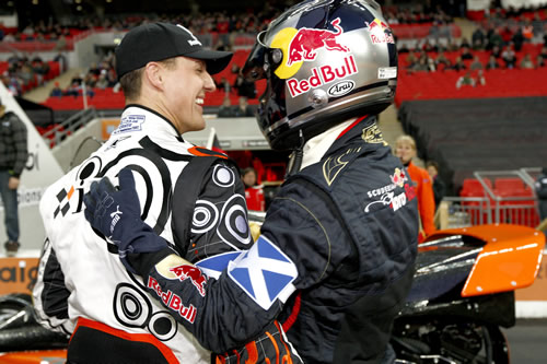 De meest talentvolle F1 piloot aller tijden Michael Schumacher en new kid on the block Sebastian Vettel